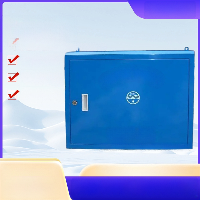 Водомерна кутия от 304 неръждаема стомана, дебел подсилен капак, монтаж на повърхността или скрит, хоризонтално или вертикално, за външно ползване