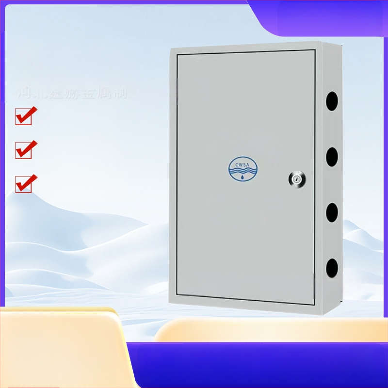 Водомерна кутия от 304 неръждаема стомана, дебел подсилен капак, монтаж на повърхността или скрит, хоризонтално или вертикално, за външно ползване