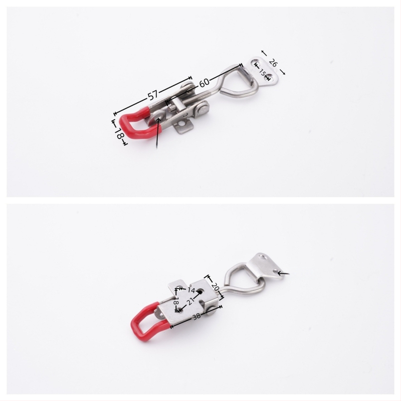 Anwang ανοξείδωτο Quick Clip 4001 με κλειδωτικό κλιπ και 3 οπές