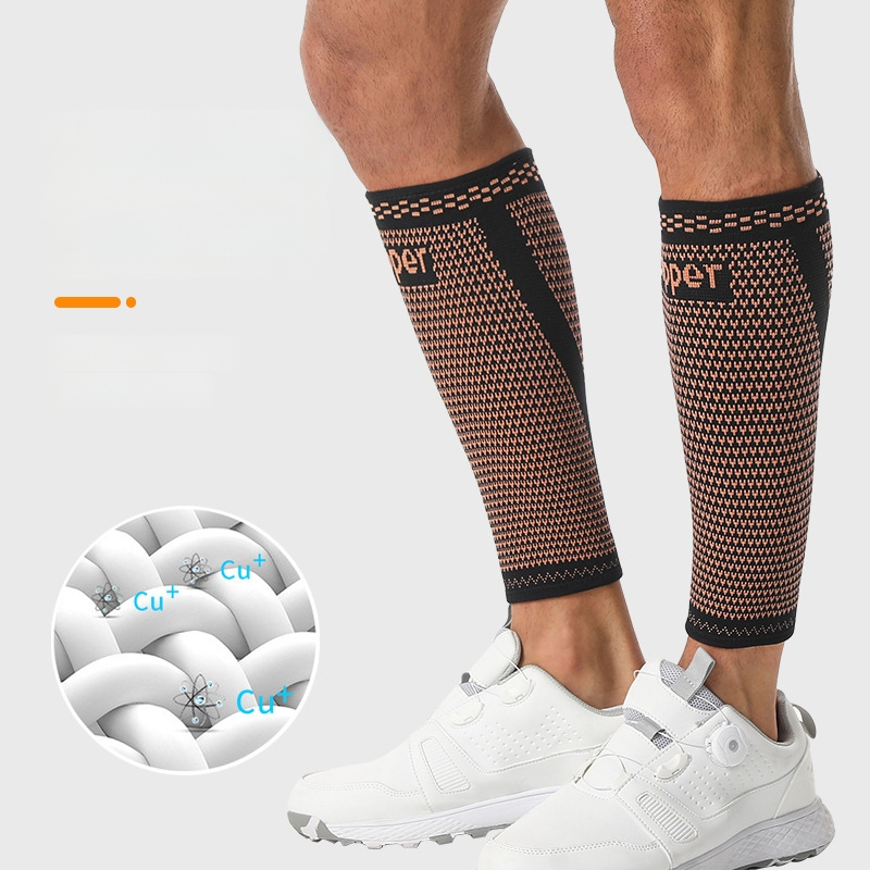 Kompresijski čar za list s anti-slip pleteninom, elastična tkanina, bakrovom sadržajem, za trčanje i sport