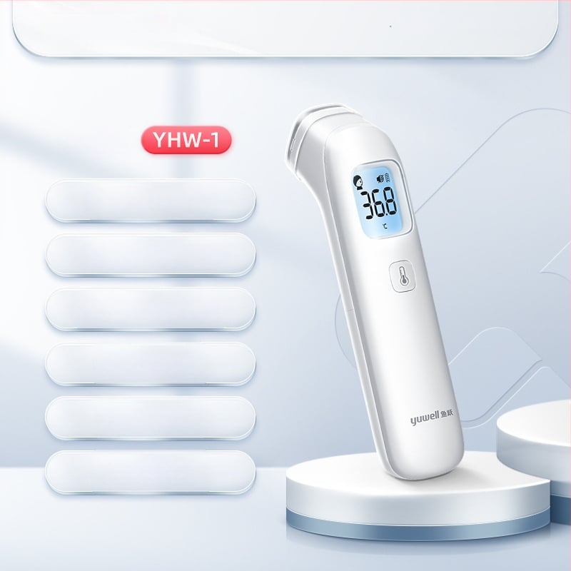 Yuyue YHW-1 infrapunatermomeeter otsmikule temperatuuri mõõtmiseks, meditsiiniline temperatuuri mõõtmine, nutikas kiire loendus