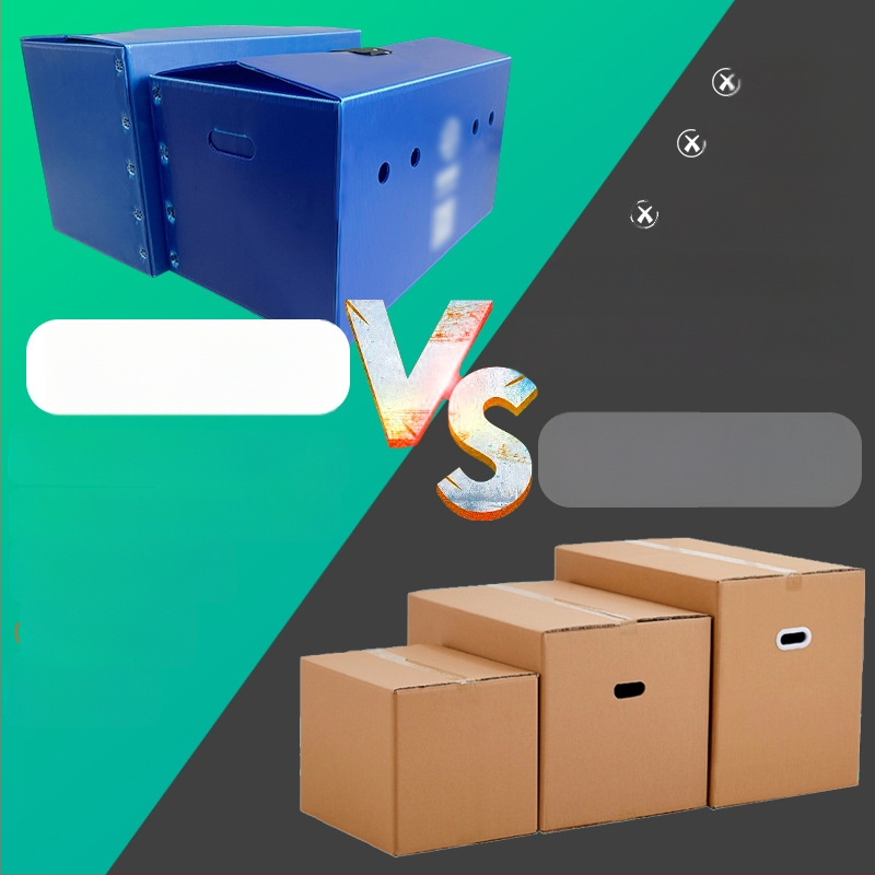 Kutija za prijevoz od šuplje ploče za ekspresnu logistiku, vodootporna, visoke čvrstoće, pakiranje u stilu kartona
