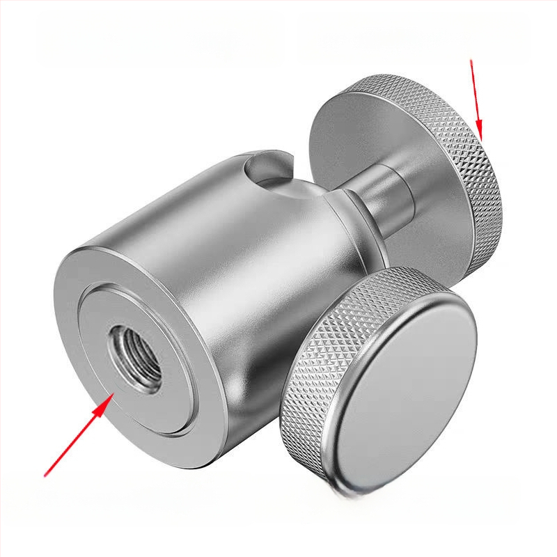 Οικουμενικός θήκη τηλεφώνου με γιμπάλ από κράμα αλουμινίου, προσαρμογέας ζωντανής μετάδοσης για προβολέα, νυχτερινό φως αλιείας και εξαρτήματα φωτογραφίας λέιζερ