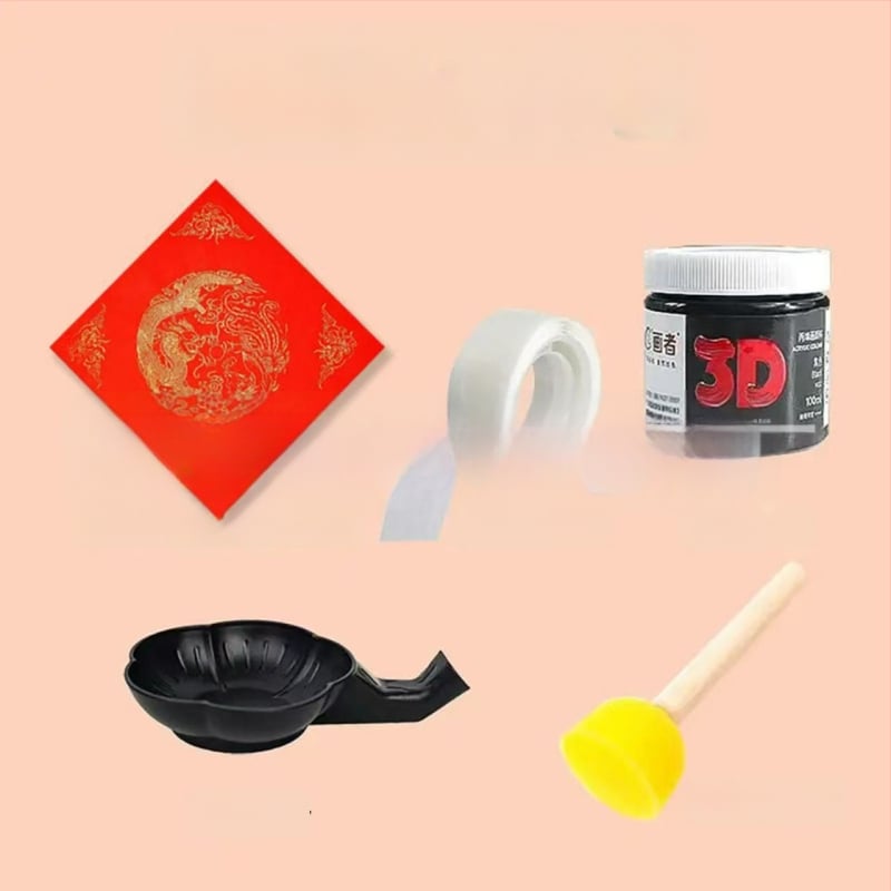 Детски прорезен шаблон за рисуване – Year of the Horse, DIY печатна дъска, PET материал