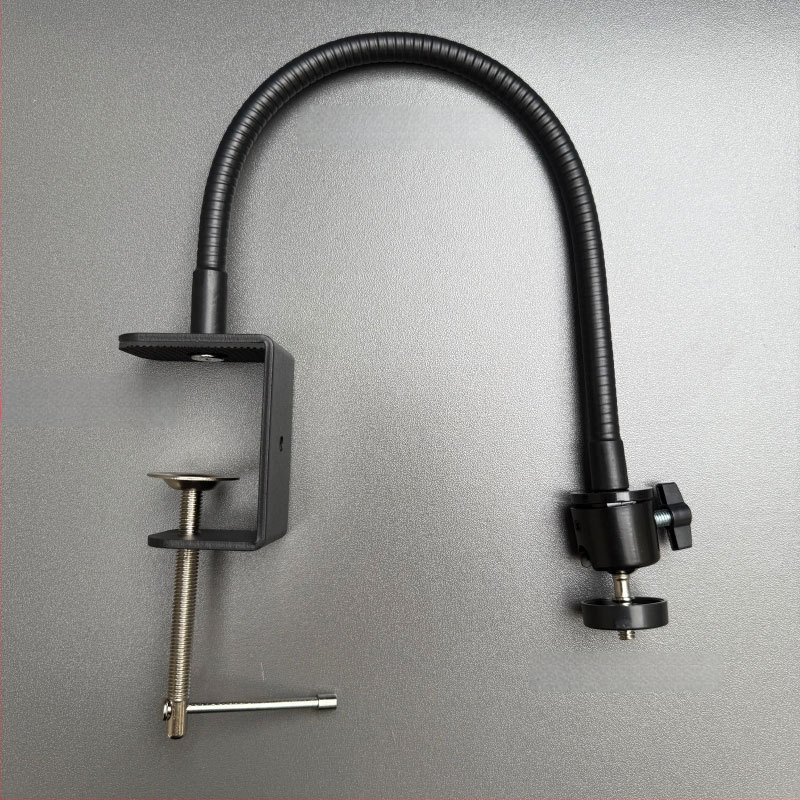 Βάση επιτραπέζιας κάμερας με κλιπ σε σχήμα C, κράμα μετάλλου, βίδα 1/4 ίντσας, παν-tilt