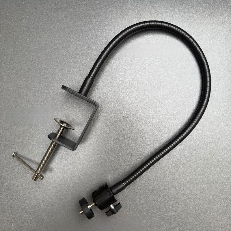 Βάση επιτραπέζιας κάμερας με κλιπ σε σχήμα C, κράμα μετάλλου, βίδα 1/4 ίντσας, παν-tilt