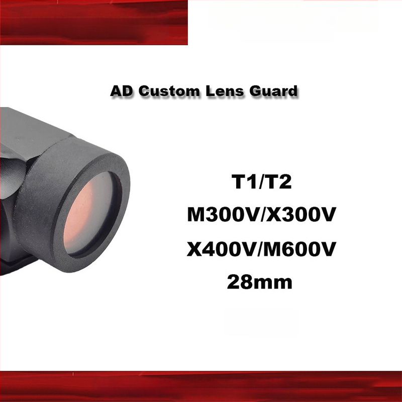 Защитен капак за фенерче съвместим с T1/T2/X300V/X400V/SRO/MRO, пластмасов, силово управление