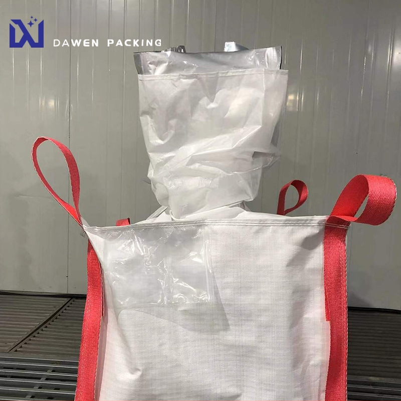 Ton bag s unutarnjim aluminijskim filmom otporan na vlagu i dvostrukim slojem aluminijske folije, namijenjena grafenu prahu i materijalima za baterije nove energije