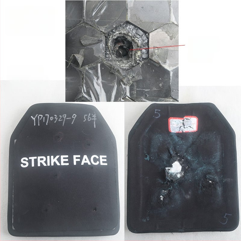 GA3/4/5/6 razina NIJ III/IV keramička ploča za prsa – keramika od aluminij-silikon-karbida, otporna na probijanje