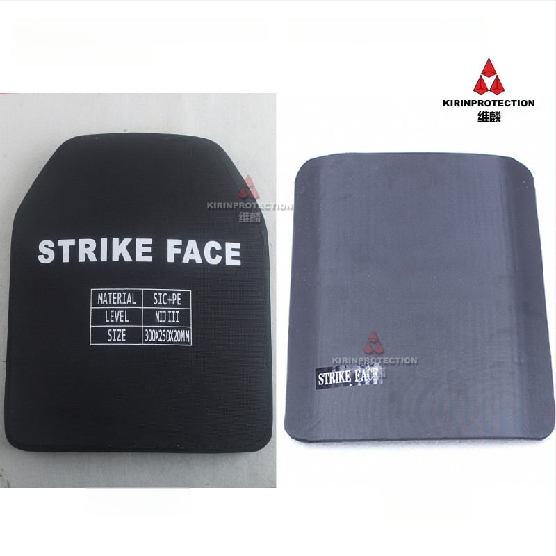 GA3/4/5/6 razina NIJ III/IV keramička ploča za prsa – keramika od aluminij-silikon-karbida, otporna na probijanje