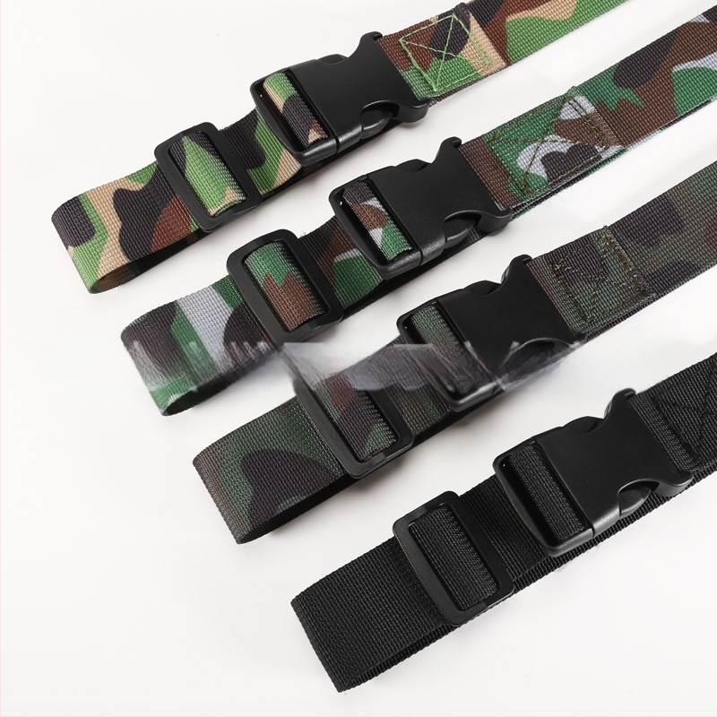 Kanvas josta ar plastmasas sprādzi, platums 2-4 cm, Qinlin