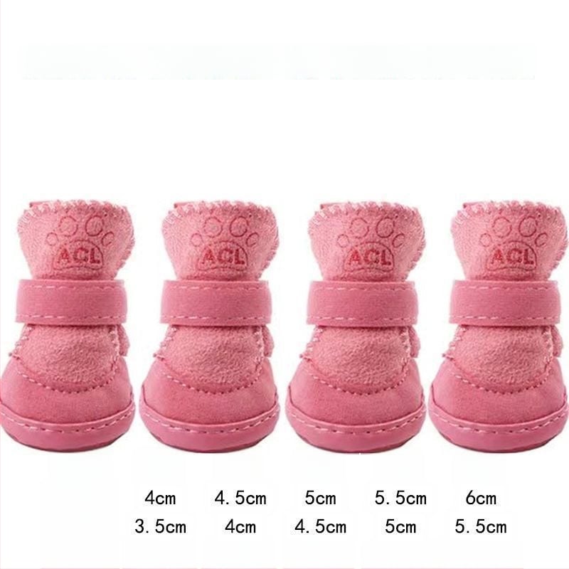 Zimske cipele za pse malih pasmina (Bichon) – protuklizne, tople, pamukaste čizme za snijeg