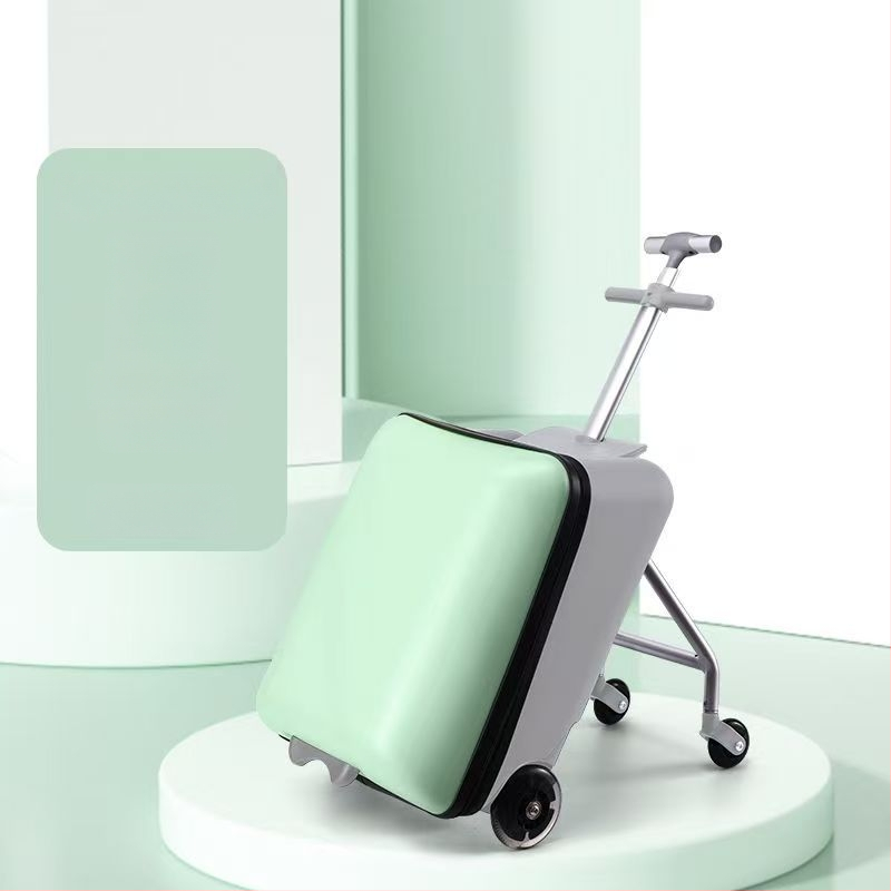 Noņemams bērnu ceļojumu kufers ar sēdēšanas funkciju, universāli riteņi, unisex, svars ap 3–5 kg