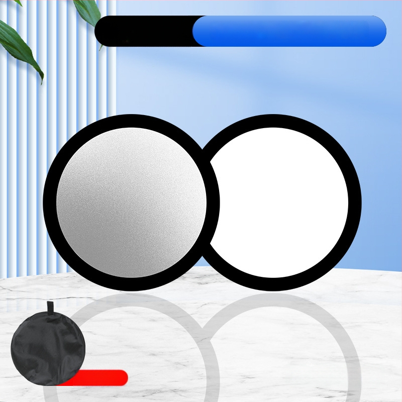 Рефлектор за фотография, пет в едно, кръгъл сгъваем портативен за вътрешна и външна употреба, модел Combination, тегло 0.2 кг