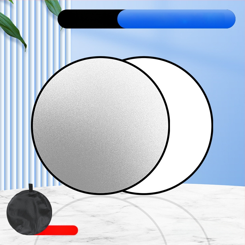 Рефлектор за фотография, пет в едно, кръгъл сгъваем портативен за вътрешна и външна употреба, модел Combination, тегло 0.2 кг