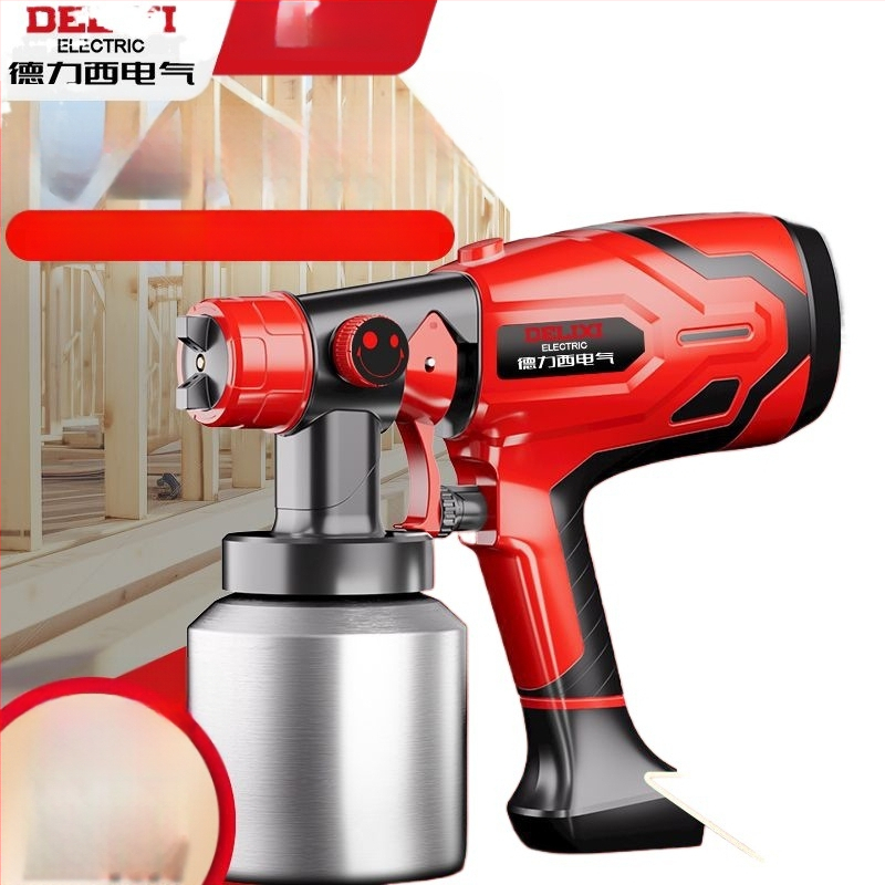 Електрически пистолет за пръскане с висока атомизация — преносим спрей за латексови бои, дървени повърхности и мебели