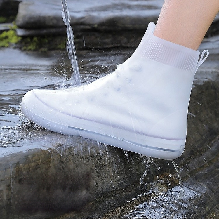 Покривала за обувки против дъжд и сняг, антихлъзгави, водоустойчиви, дебелени и износоустойчиви, материал: TPE, унисекс