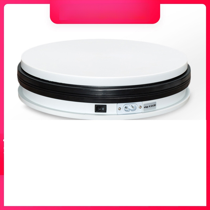 360° въртяща се тава за продуктова фотография, електрическа автоматична платформа за снимки, максимално натоварване 30 кг, тегло 4 кг, различни размери