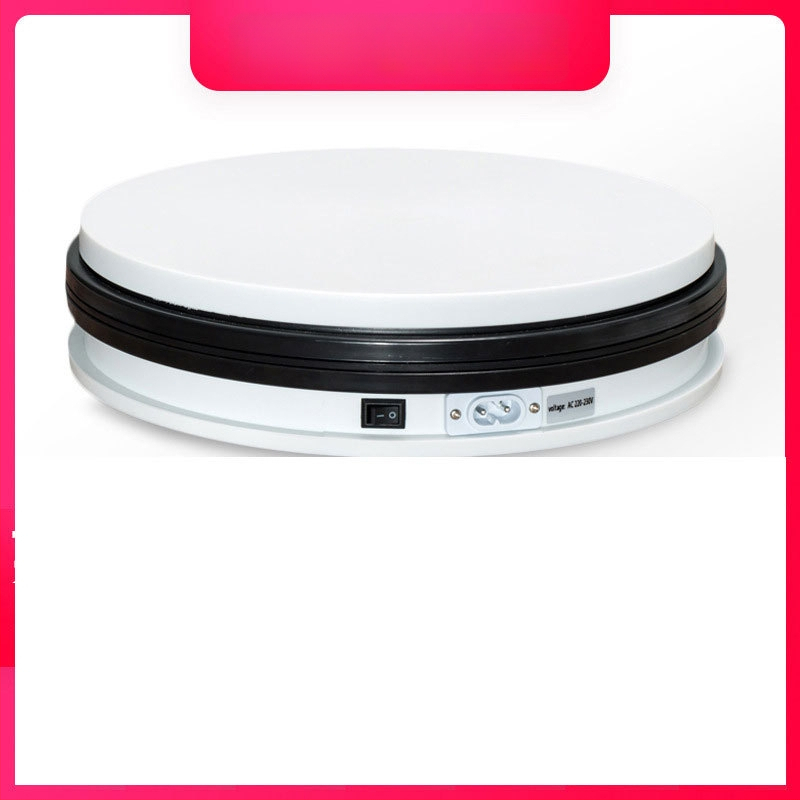 360° въртяща се тава за продуктова фотография, електрическа автоматична платформа за снимки, максимално натоварване 30 кг, тегло 4 кг, различни размери