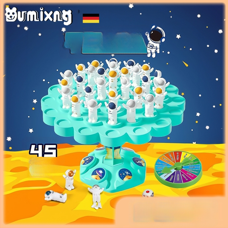 Balansno drvo-spaceman slagalica – interaktivna stolna igra za djecu, trening koncentracije, roditelj-dijete interakcija, koordinacija ruka-oko, materijal PP