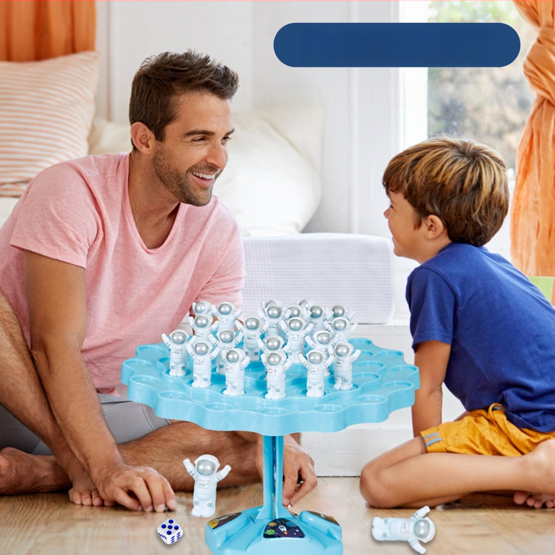 Balansno drvo-spaceman slagalica – interaktivna stolna igra za djecu, trening koncentracije, roditelj-dijete interakcija, koordinacija ruka-oko, materijal PP