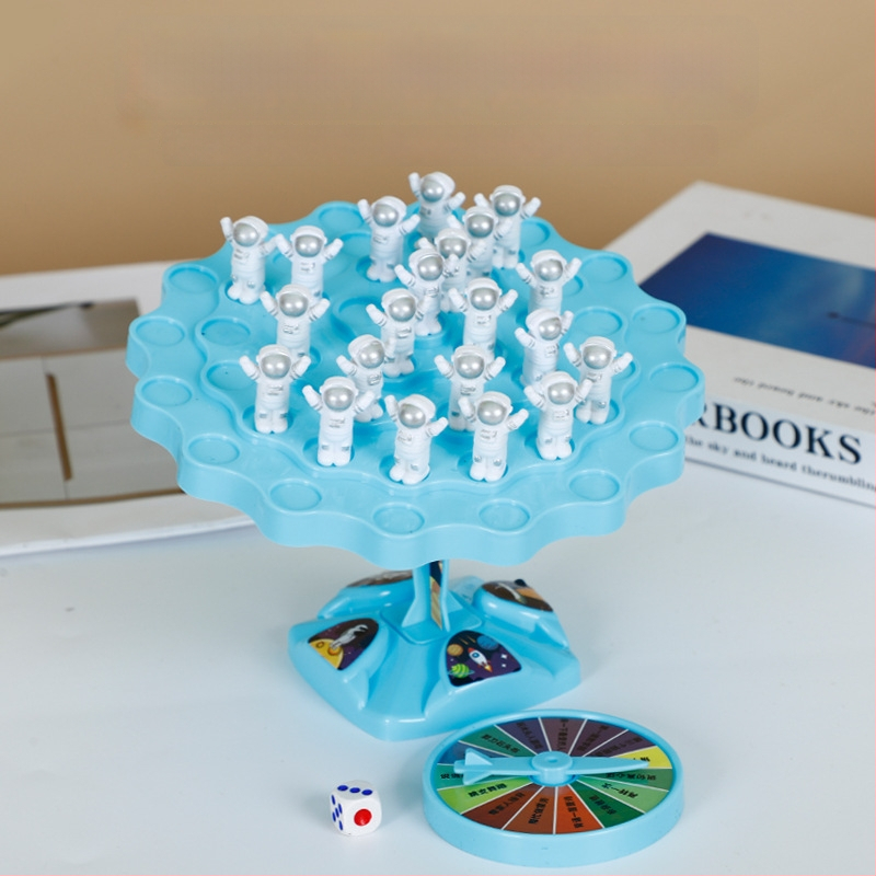 Balansno drvo-spaceman slagalica – interaktivna stolna igra za djecu, trening koncentracije, roditelj-dijete interakcija, koordinacija ruka-oko, materijal PP