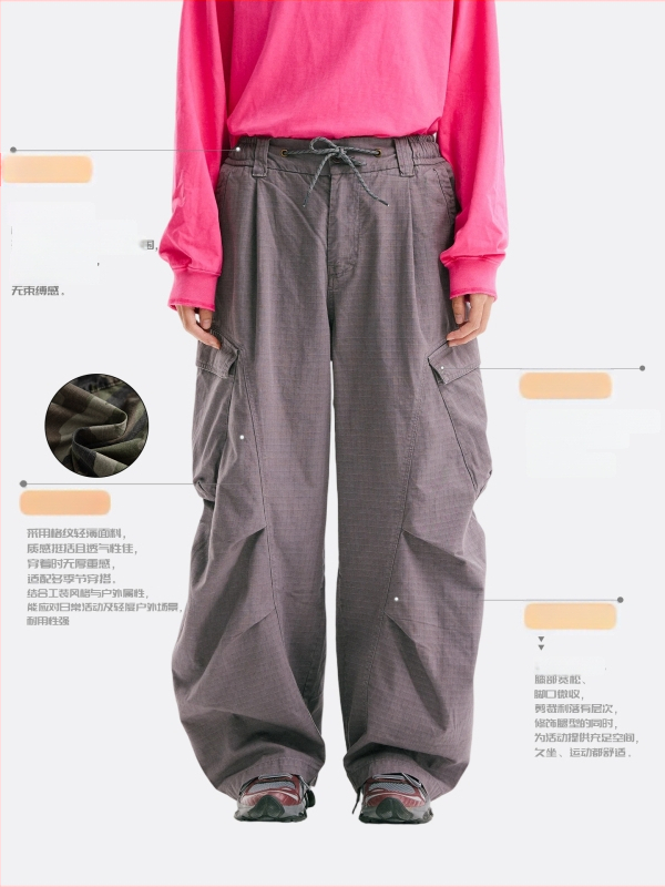 Unisex cargo hlače s brzo sušenjem za vanjske planinarenje