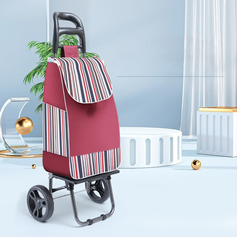 Сгъваема пазарна количка Junmei, подвижна, печат на лого и персонализирана обработка