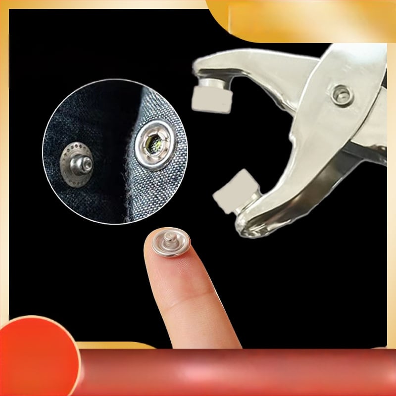 Комплект петзъбни безшевни закопчалки от неръждаема стомана за монтаж