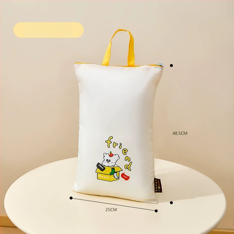 Комплект пътни чанти за съхранение с карикатурен дизайн за бельо и дрехи, PP материал, многочастен комплект