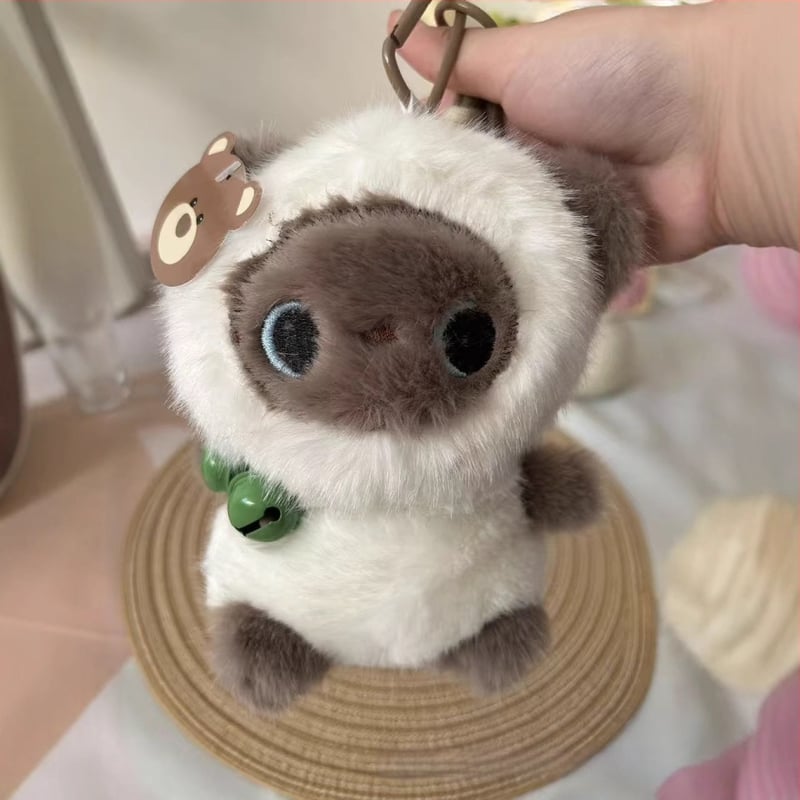 Плюшено мече играчка – къс плюш, пълнеж PP памук, мултифункционална висулка за чанта, персонализирани пробни образци