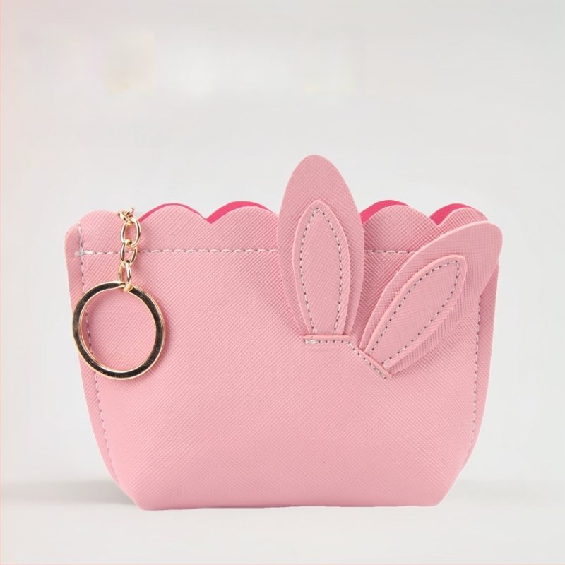 Монетник от PU кожа, модел 9009, шарка 51709658, стил свеж и сладък, за жени