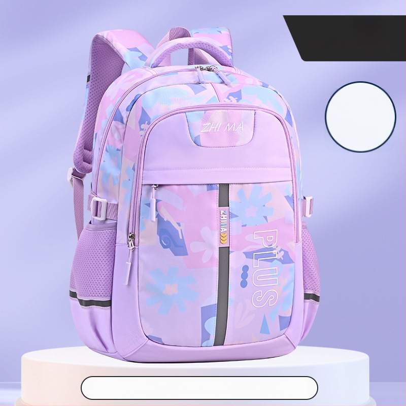 Sesame Baby училищен ранец, унисекс, ултралек полиестер, за ученици 1–9 клас, защита на гръбнака, дишащ дизайн, рефлекторни елементи за нощна безопасност, ремъци с въздушна възглавница