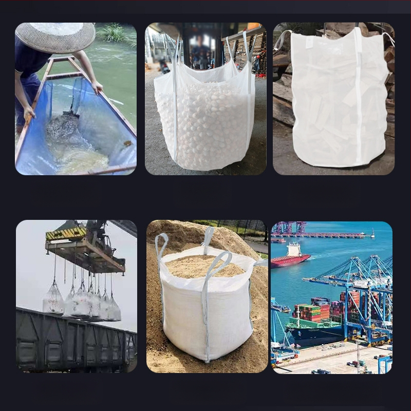 Dýchať vodný filtračný ton bag pre prepravu kreviet, pieskov, bahna a odpadu; ventilovaný ton bag; extra hrubý