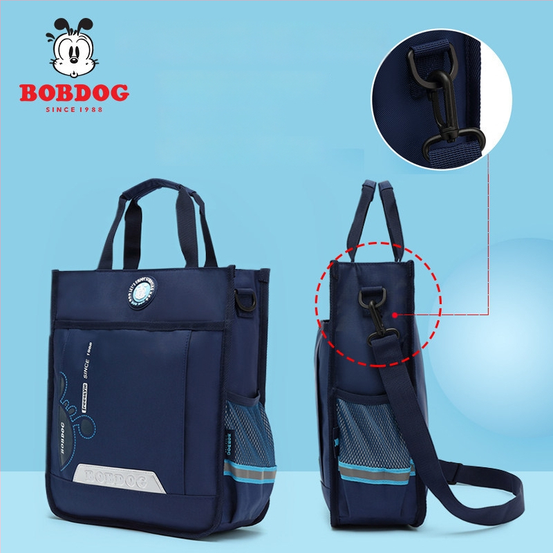 Платнена чанта за ученици от началното училище, кръстосана презрамка, голям капацитет, водоустойчива, ултралека — Babu Bean