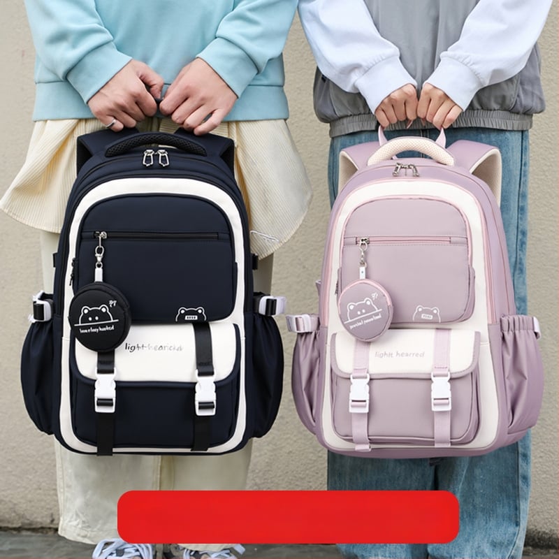 Раница за ученици: оксфорд плат, дишаща и водоустойчива, супер лека и издръжлива, разширяем капацитет, презрамки с въздушни подплънки