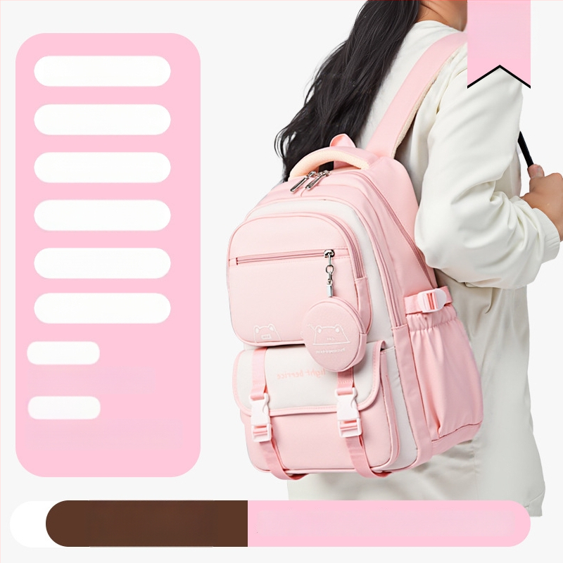 Раница за ученици: оксфорд плат, дишаща и водоустойчива, супер лека и издръжлива, разширяем капацитет, презрамки с въздушни подплънки