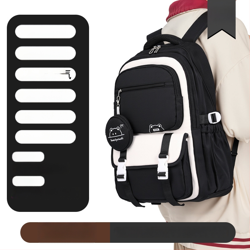 Раница за ученици: оксфорд плат, дишаща и водоустойчива, супер лека и издръжлива, разширяем капацитет, презрамки с въздушни подплънки