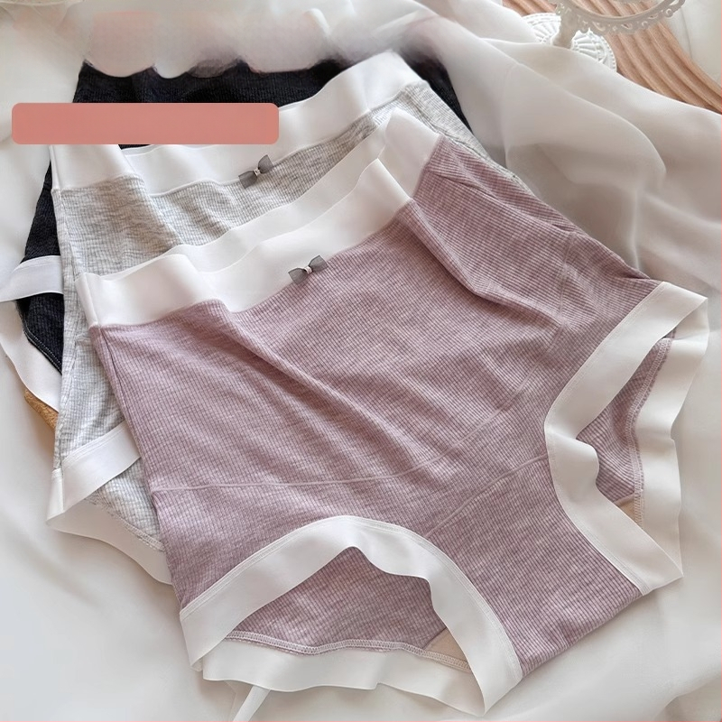 Εσώρουχο εγκυμοσύνης με υψηλή μέση για στήριξη της κοιλιάς, Plus Size, διαπνοή, αντιβακτηριακό, υποστήριξη κοιλιάς, επένδυση από μετάξι Mulberry, βασικό υλικό: βισκόζη