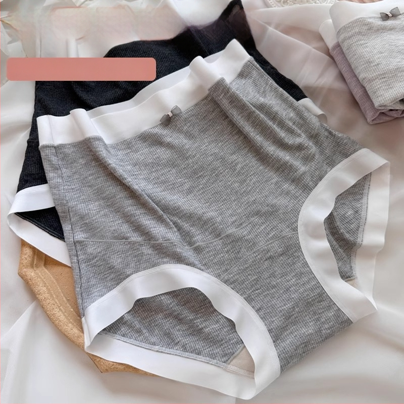 Εσώρουχο εγκυμοσύνης με υψηλή μέση για στήριξη της κοιλιάς, Plus Size, διαπνοή, αντιβακτηριακό, υποστήριξη κοιλιάς, επένδυση από μετάξι Mulberry, βασικό υλικό: βισκόζη