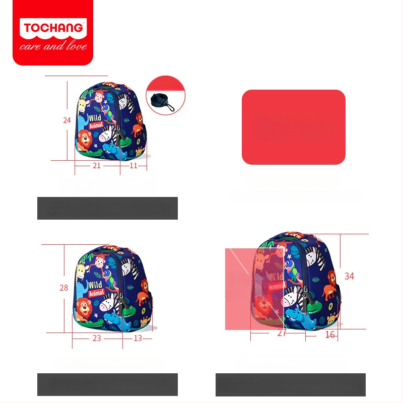 Детска раница за начално училище — diving material, дишаща, износоустойчива, намалява натоварването, сладък анимационен стил