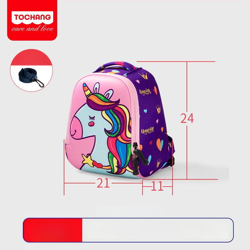 Детска раница за начално училище — diving material, дишаща, износоустойчива, намалява натоварването, сладък анимационен стил