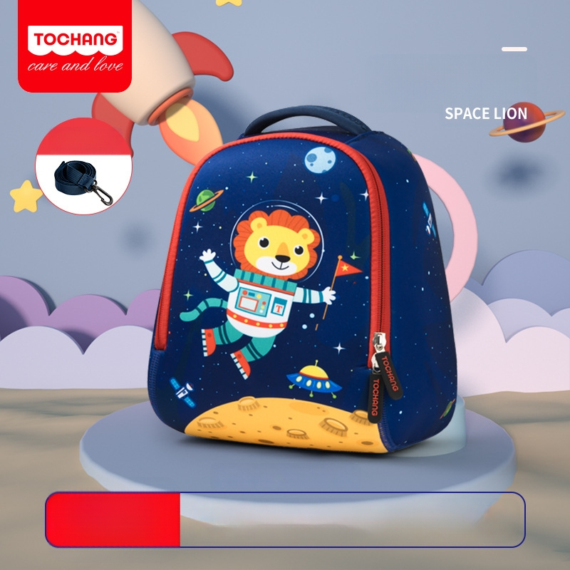 Детска раница за начално училище — diving material, дишаща, износоустойчива, намалява натоварването, сладък анимационен стил