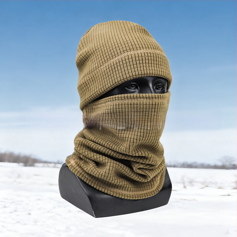 Kavntuve φλις εσωτερική καπέλα για υπαίθριες δραστηριότητες – unisex καπέλο τύπου κράνος για σκι και ορειβασία, πλέγμα σχέδιο