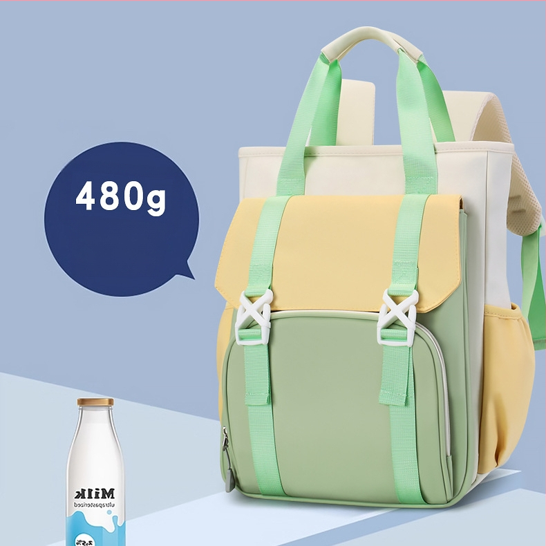 Раница за основно училище – лека, дишаща, водоустойчива, презрамки с въздушна поддръжка, блоков модел