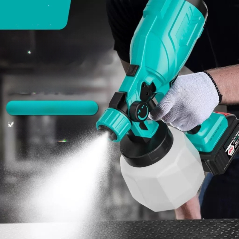 Donkin електрически спрей-пистолет за домашна употреба – презареждаща литиева батерия, All-in-One зарядно, за боядисване