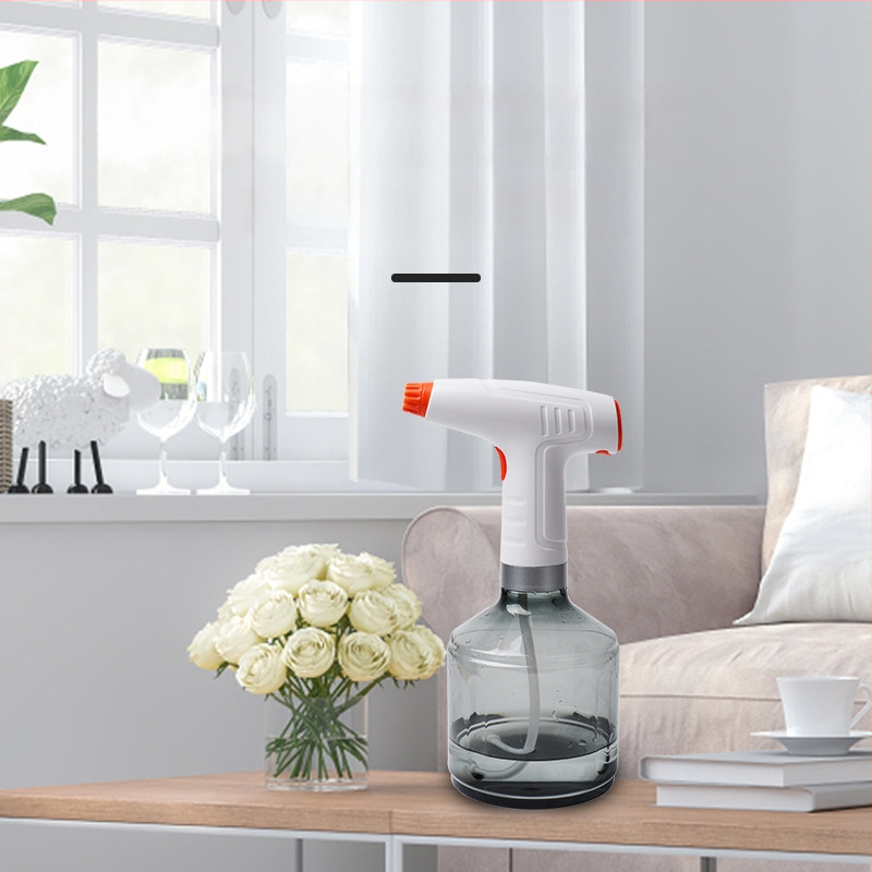 Електрическа пръскачка за дезинфекция и поливане, пластмасова конструкция, финна мъгла, вместимост 1 л
