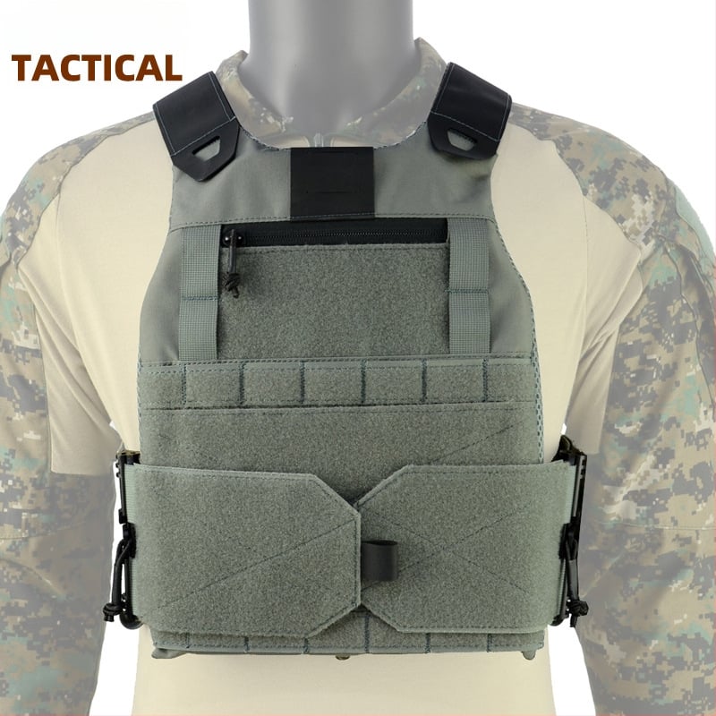 Тактически жилет с бързо освобождаване FCSK2.0 – полеви жилет от памучен бленд, дишащ, водоустойчив, износоустойчив и ветроустойчив, унисекс