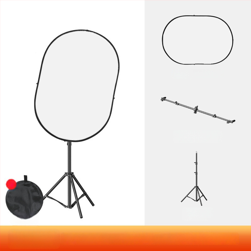 Портативен сгъваем панел за мека светлина за фотография — магнезиева сплав, дифузионен панел, студийна скоба