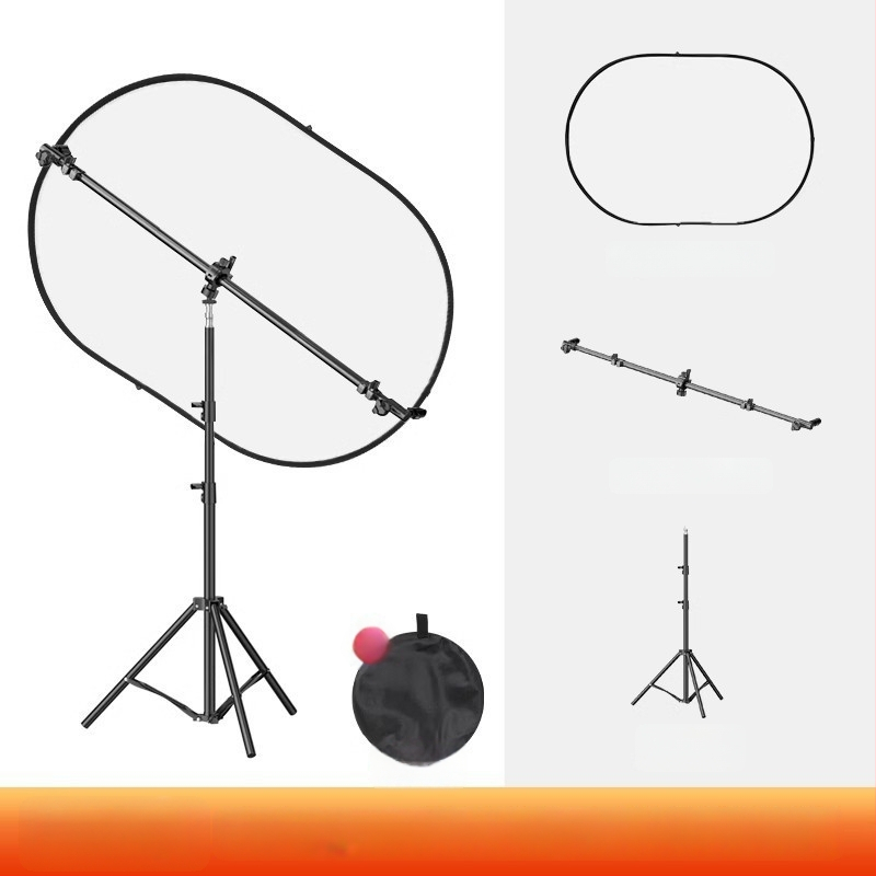 Портативен сгъваем панел за мека светлина за фотография — магнезиева сплав, дифузионен панел, студийна скоба